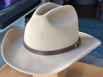 Pure Beaver Custom Made Baron Cowboy Hat 7 1/8 (read description) rands