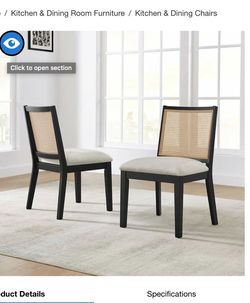 NEW Harrison Dining Chairs 2 pcs
