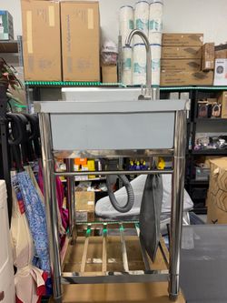 mirfee  stainless utility sink 📍$100