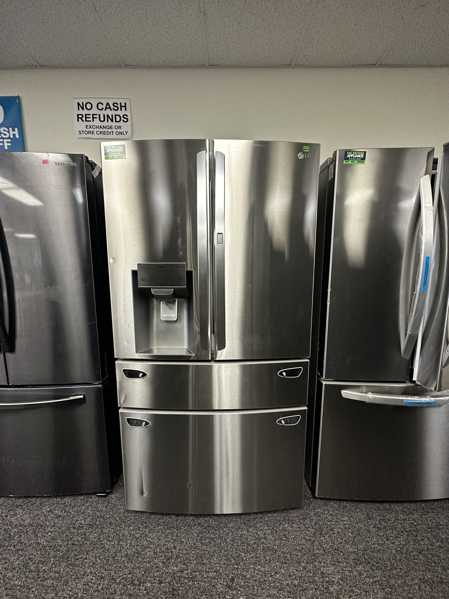 New Lg Four Door In Door Refrigerator