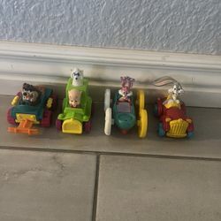 Vintage 1992 McDonald’s Warner Bros Looney Tunes Cars Happy Meal Toys