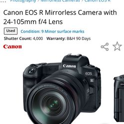 Canon EOS R w/ RF lens 24-105 F/4