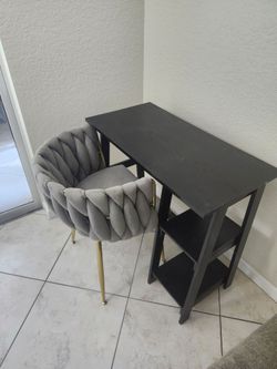 Work desk. 31.5 x 15.5  & Chair . $39.99