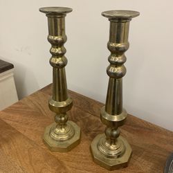 Gold Candle Sticks Set Of 2