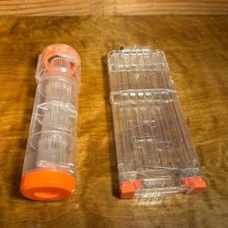 Nerf Evader Modulus Ghost Ops Dart Gun Lights Barrel and Mag Only