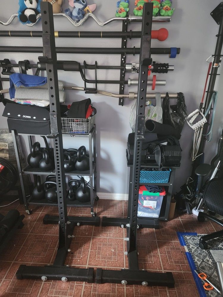 Rogue S-4 2x3 Squat Stand 2.0 + Infinity Safety Spotter Arms + 2 Sets of J-Cups
Asking: $450 (Save on tax + Rogue shipping!)