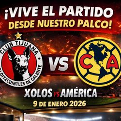 12 Tickets Xolos Vs Club America - Palco VIP