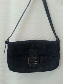 Denim sparkle purse...NEW