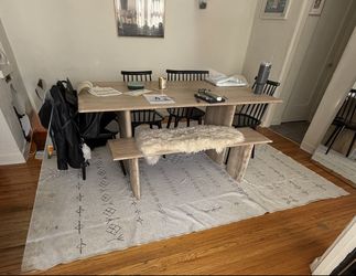 Astrid Off-White Rug with Subtle Geometric Pattern by Ruggable