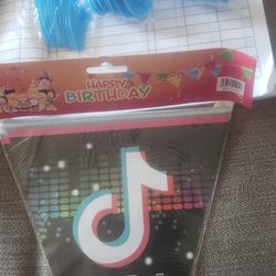 set 137 pcs tik tok party pack