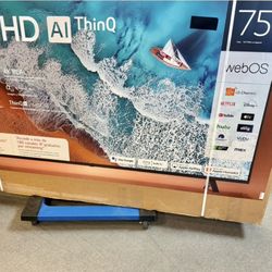 75 Tv Lg Smart 4k Hdtv $55 Down On Finacing Free Delivery 6 Month Warranty.  75 Lg Smart 4k Hdtv 