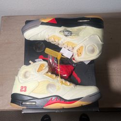 Jordan 5 Off-White Sail Mens 10.5