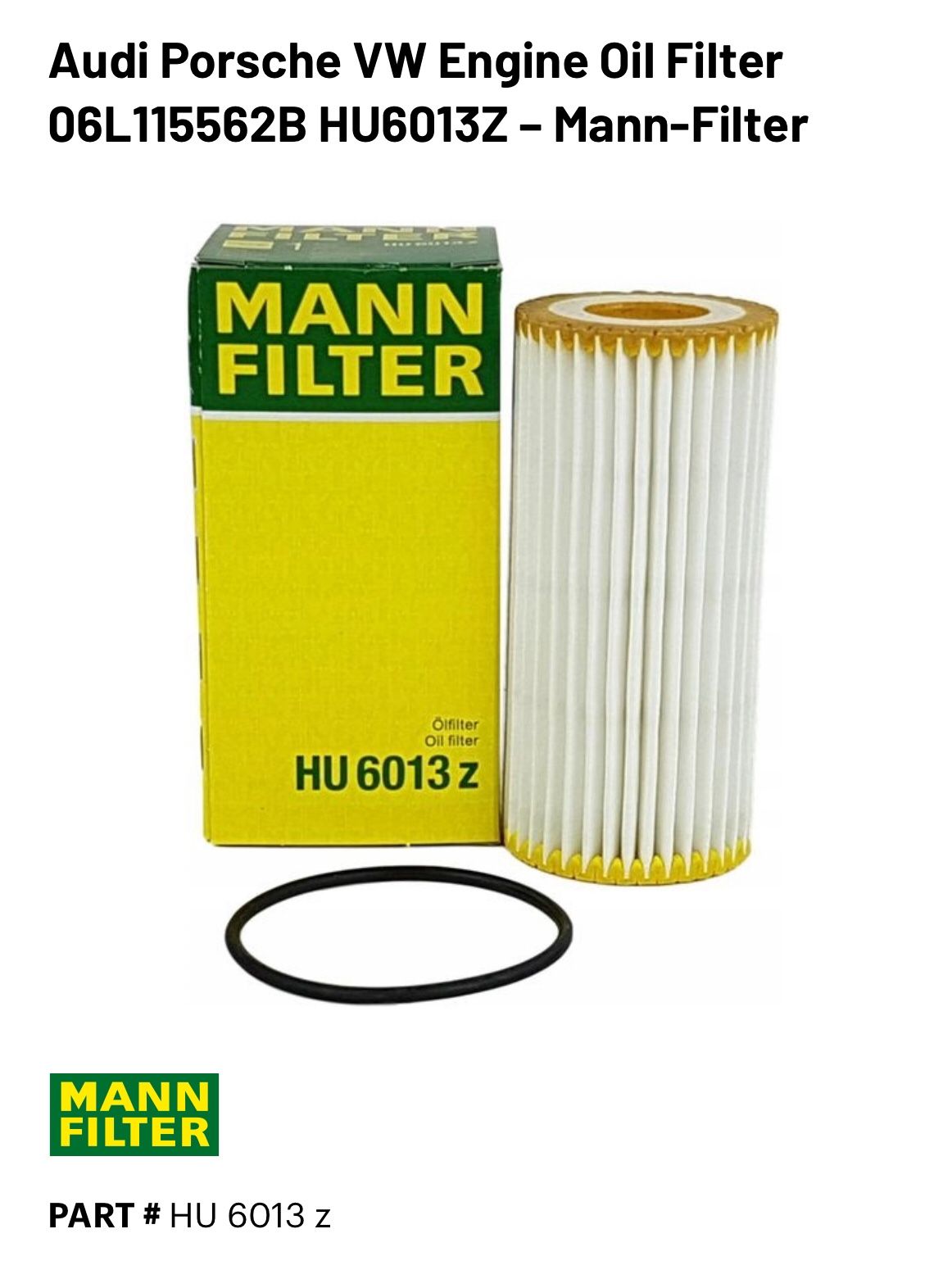 Engine Oil filters