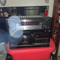 Reciver Sony Y CD Player Pioneer Trabajando Bien 