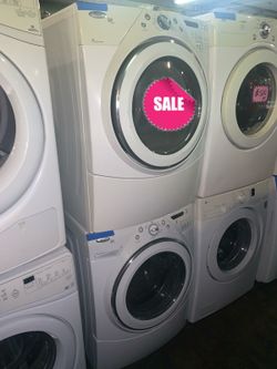 Whirlpool front load washer and dryer set working perfectly