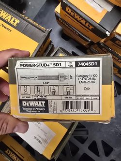 wedge anchors  7 boxes  $10 per a box