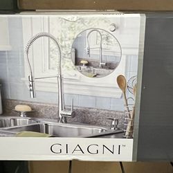 Giagni Fresco Polished Chrome Kitchen Faucet With Sprayer 