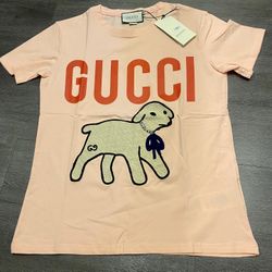 Gucci Women Pink Goat Shirt