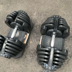 Adjustable Dumbbells 80lbs Each Hand
