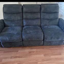 Recliner Sofa Power Seats With USB Charging Ports 