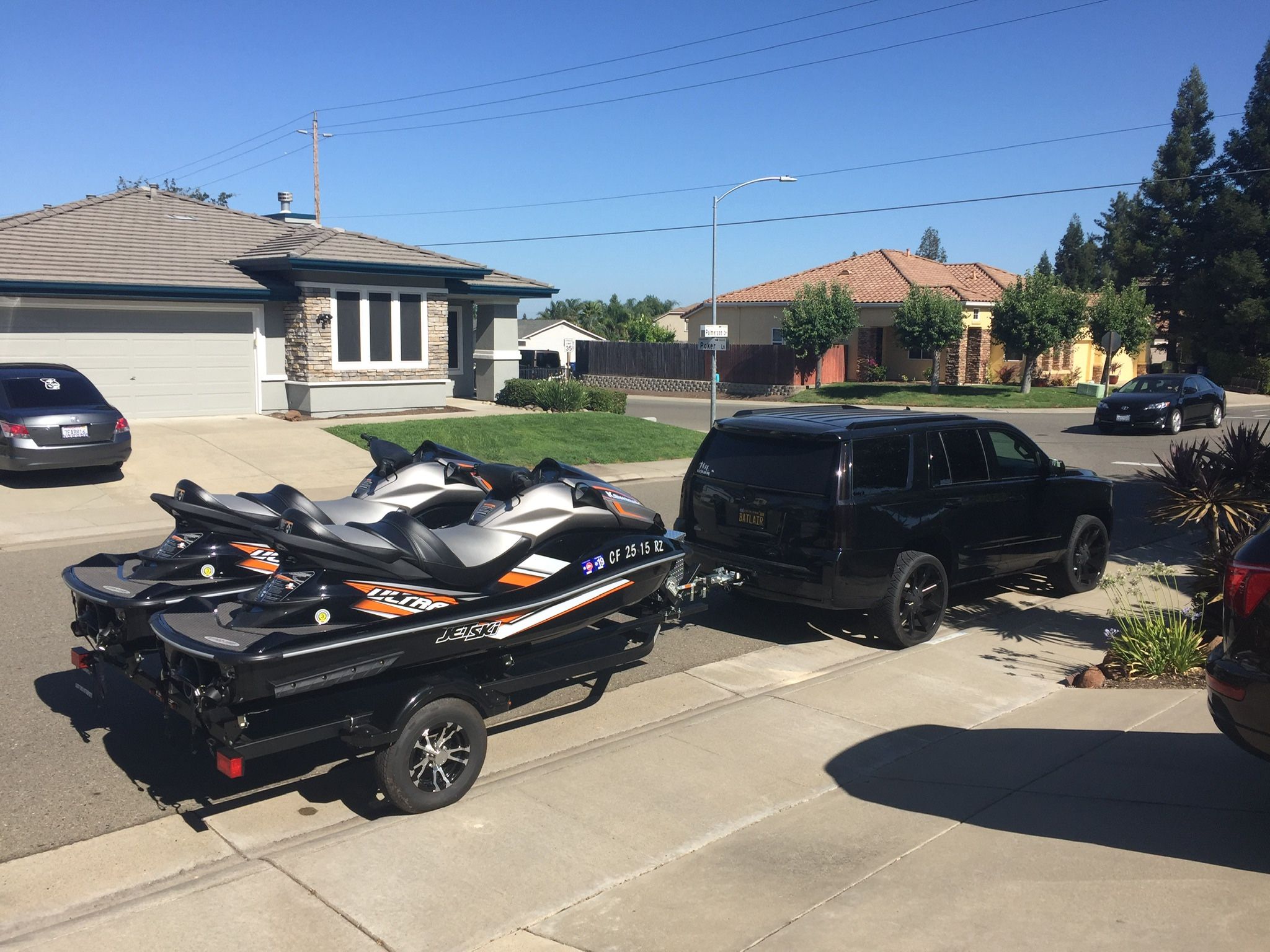 Two Kawasaki Jet Skis