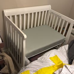 Baby Crib With Mattress $100 | Retail is $200