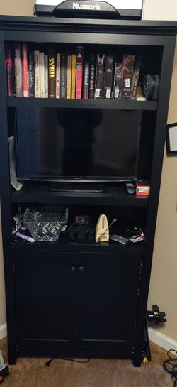 Bookshelf(tv and various items sold separately)