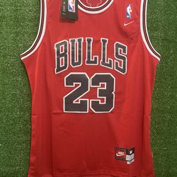Michael Jordan Bulls Jersey Adidas Size Medium White