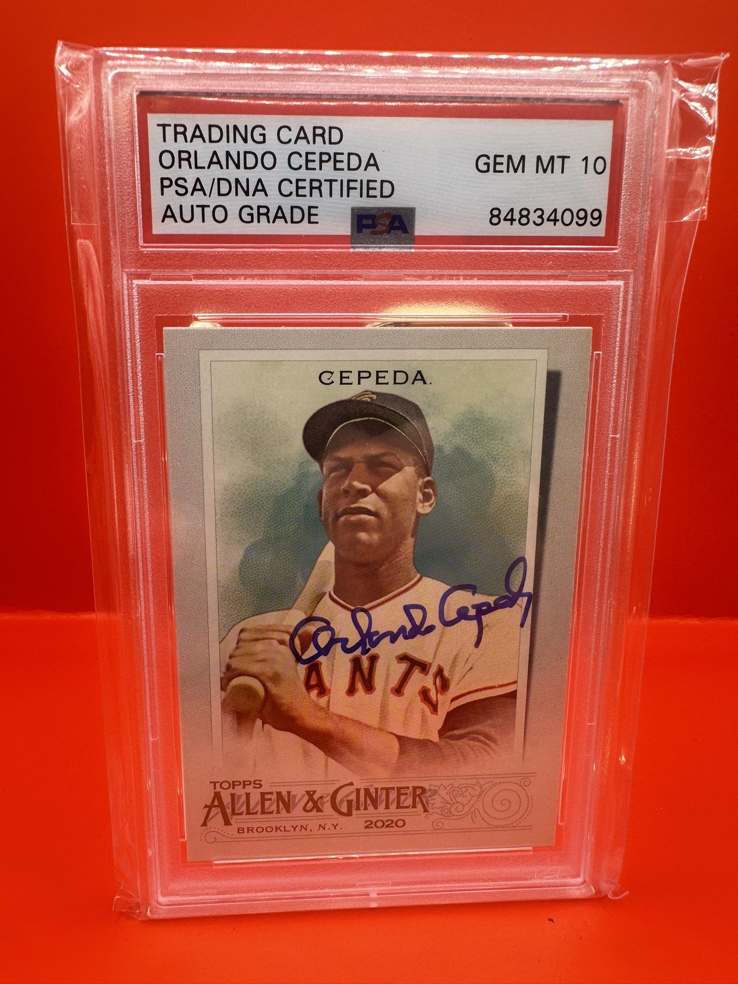 Orlando Cepeda Auto PSA 10