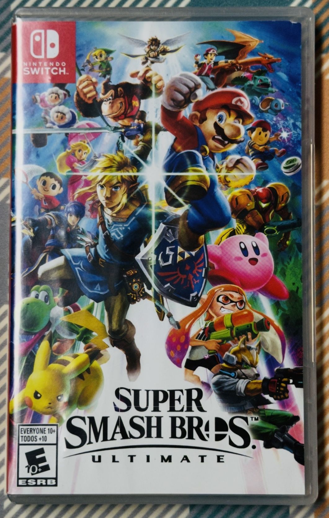 Super Smash Bros Ultimate Mario Nintendo Switch Game Tested/Works Fast Shipping!