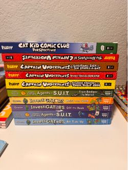 Cat Kid, captain underpants books