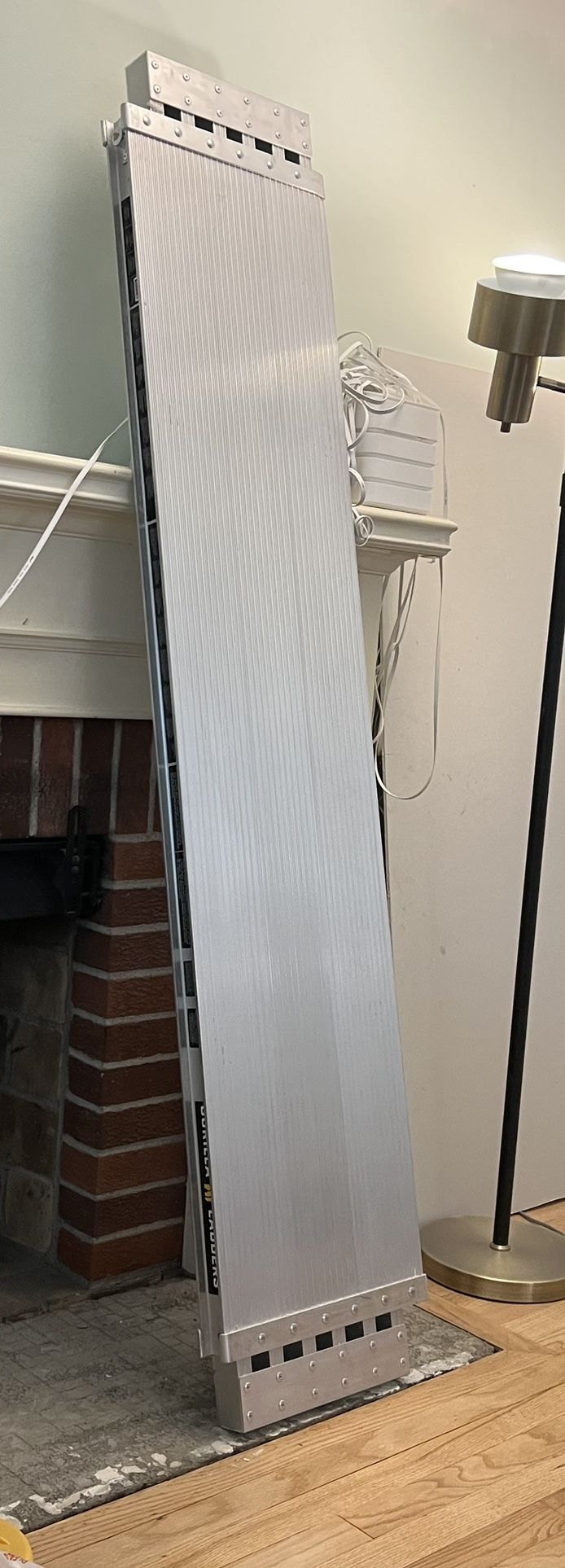 Gorilla Ladders Compact Adjustable Aluminum Scaffolding Work Plank, From 6 ft to 14 ft Lengths, 14.5 in. Wide, 250 lbs. Load Capacity