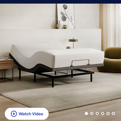 Adjustable like new mattress and stand