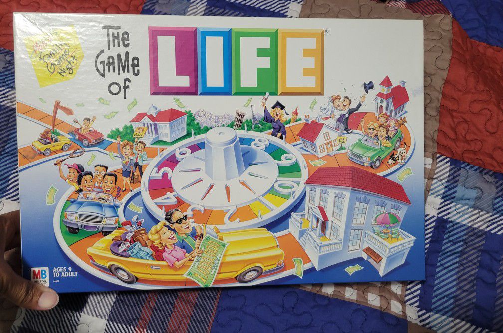 The Game Of LIFE Board Game/Used Twice