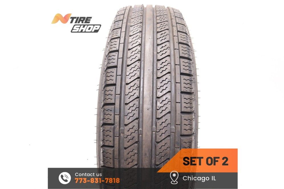 Set of 2 Take Off ST 225/75R15 N/A Carlstar Radial Trail HD
