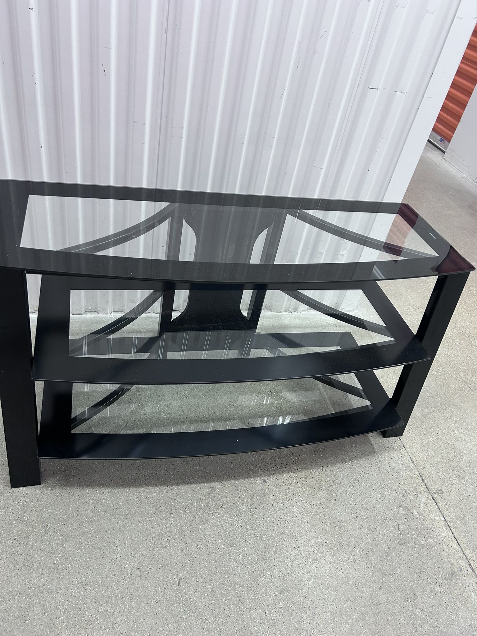 TV + Glass TV Stand Bundle