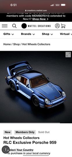 HOTWHEELS RLC Porsche 959