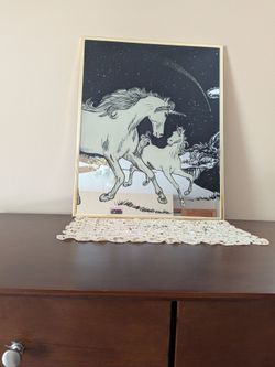 Beautiful unicorn frame