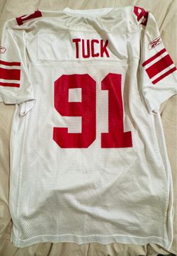 New York Giants Justin Tuck 2007 Reebok Replica- Super bowl 42 colorway- Size L