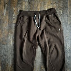 Brown Polo Ralph Lauren Sweatpants Size Medium Mens 