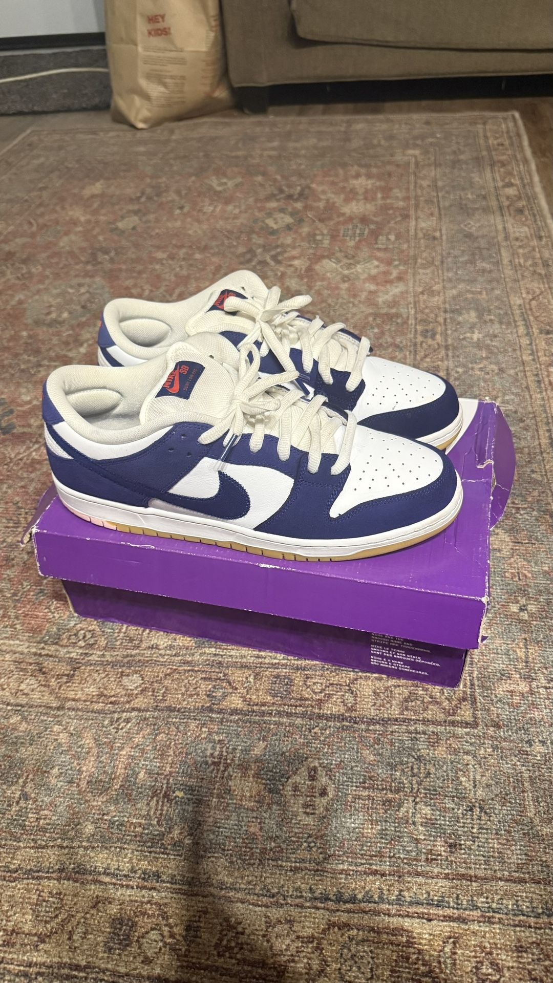 Nike SB Dunk Low Los Angeles Dodgers Size 12
