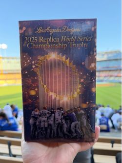 Dodgers 2025 World Series Replica Trophy