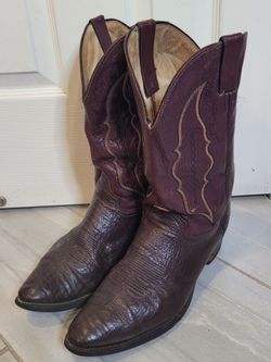 Vintage Abilene leather western cowboy boots botas
