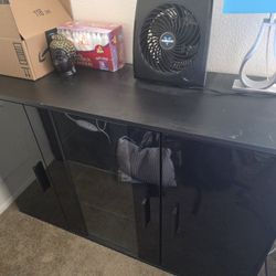 Credenza / Console with Glass Center