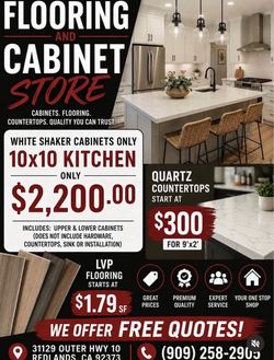 White shaker cabinets