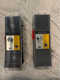 2 Vintage Realistic Walkie Talkies