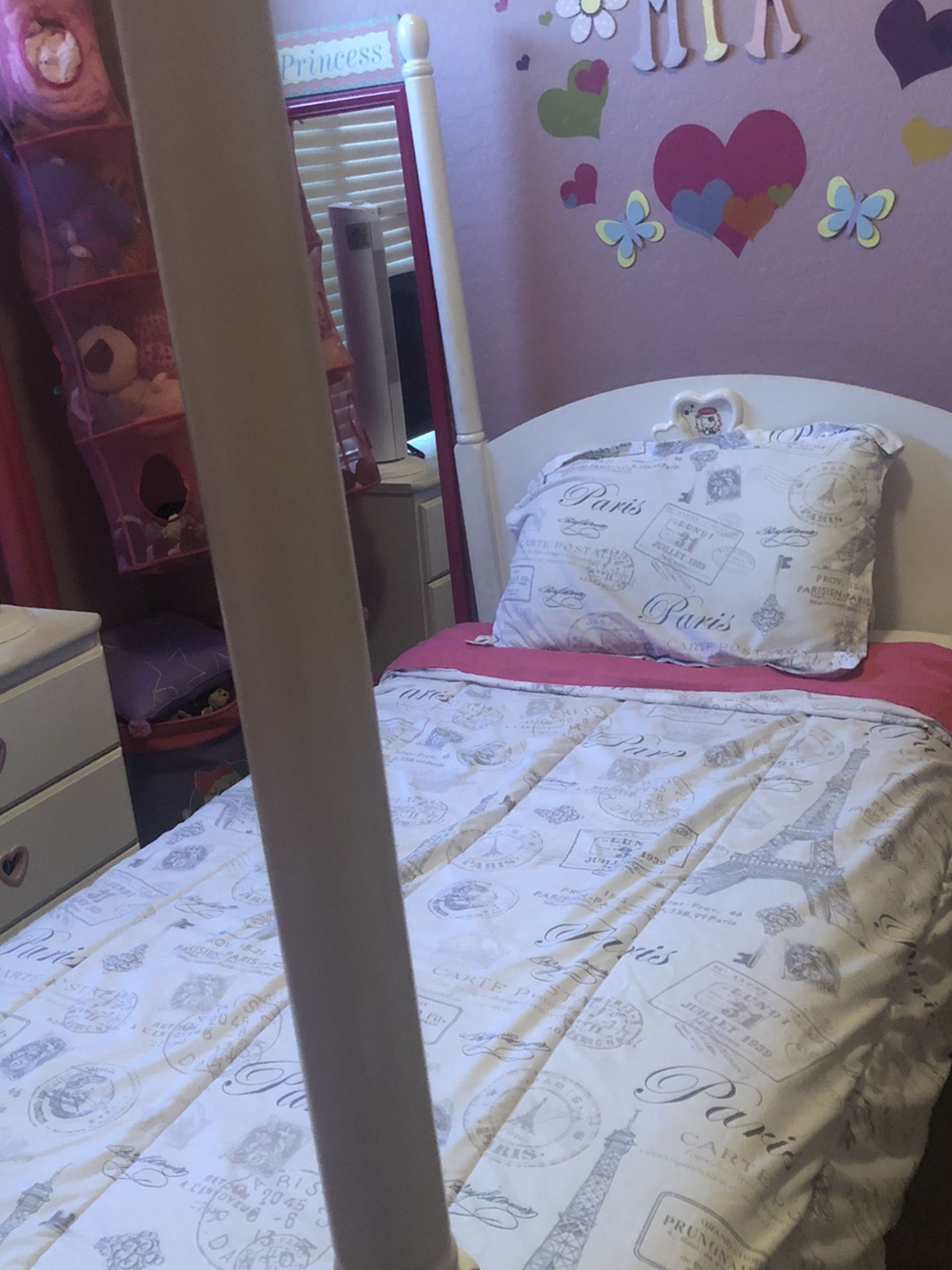 Twin Girl Bed For Sale
