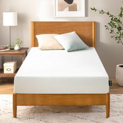ZINUS 6 Inch Twin Green Tea Mattress 