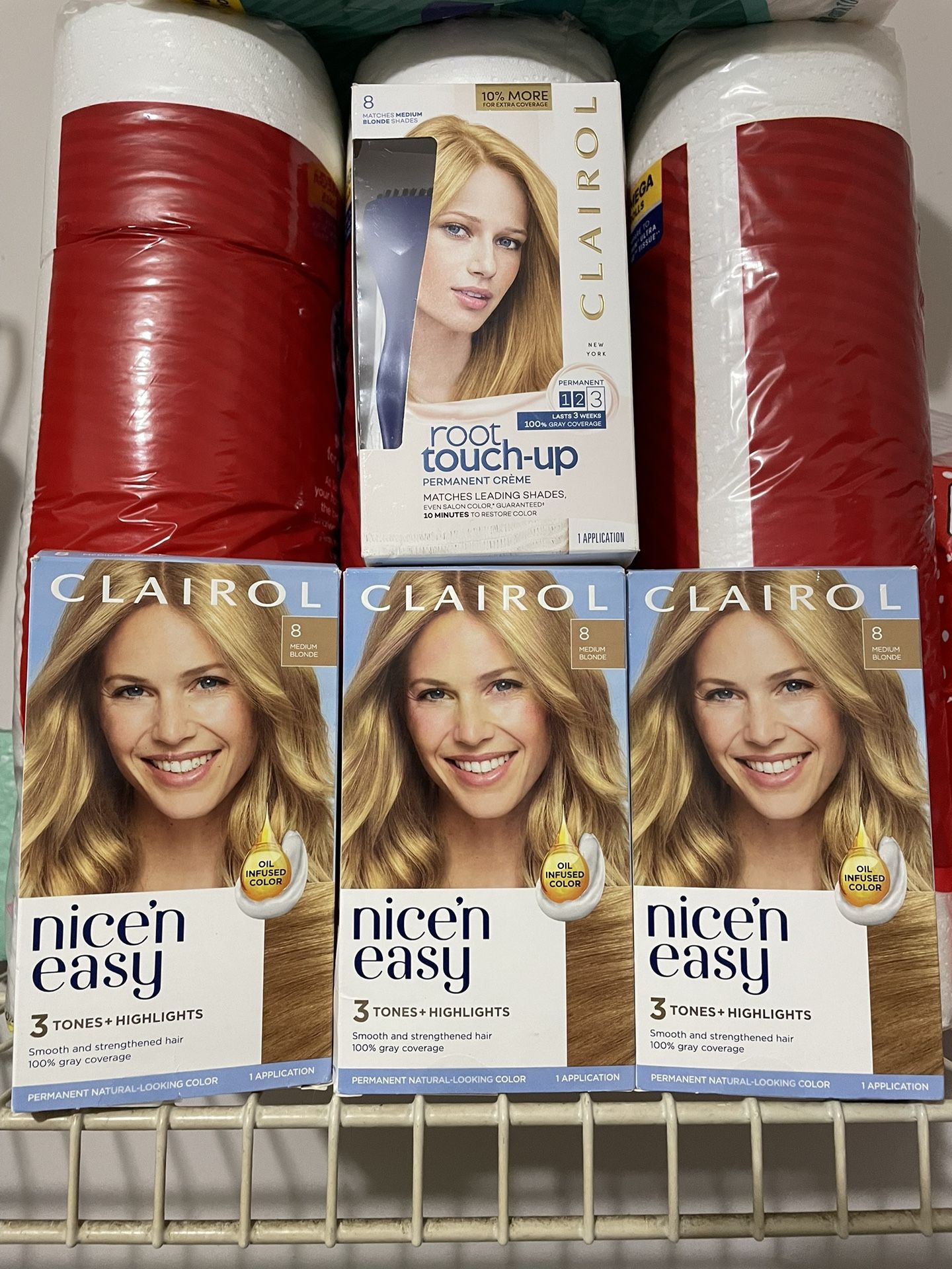 4 Clairol Color 8
