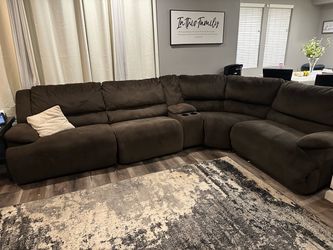 Ashley sectional sofa with recliners